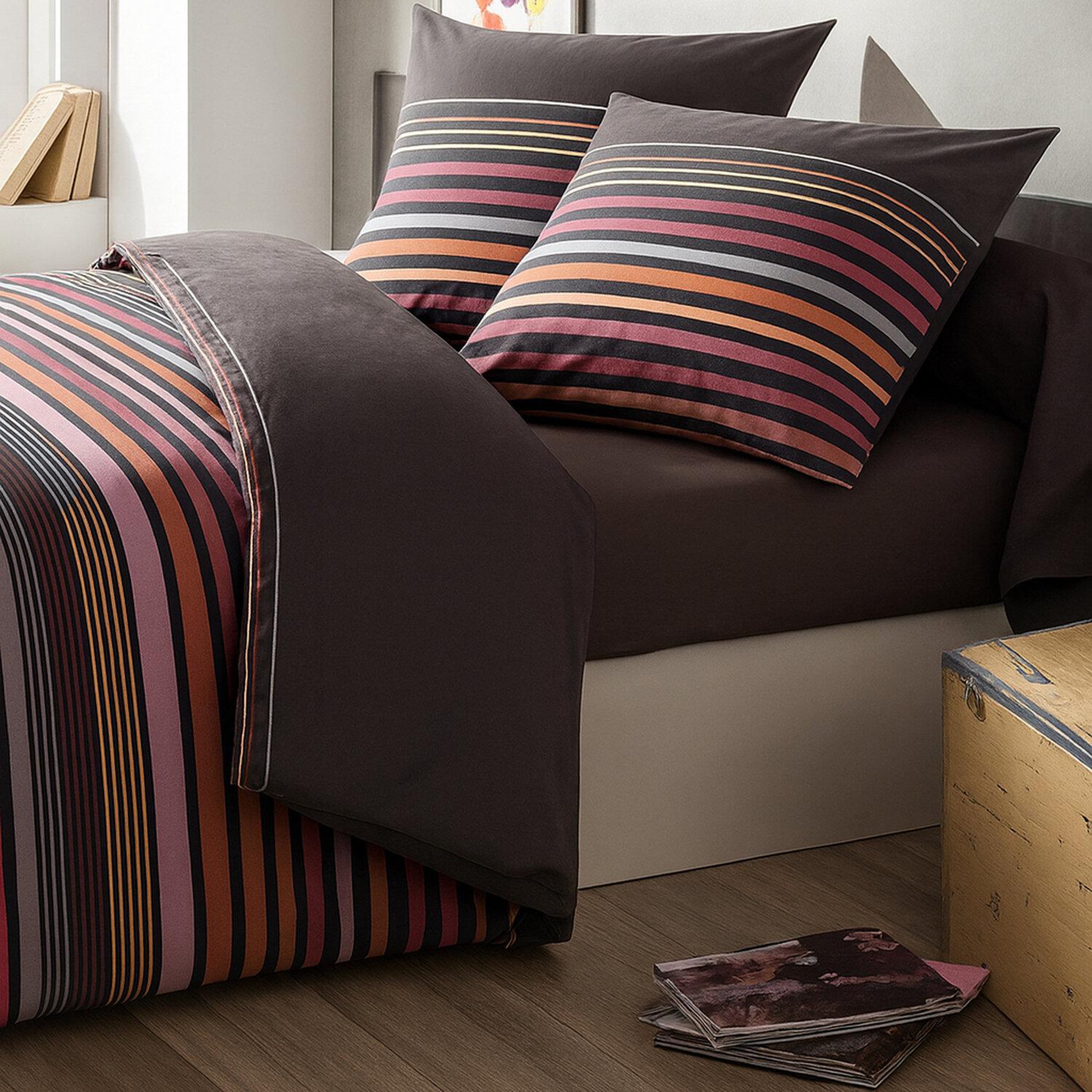 Voir la diapositive 2 : Home collection Taie d'oreiller 50x70cm coton dandy