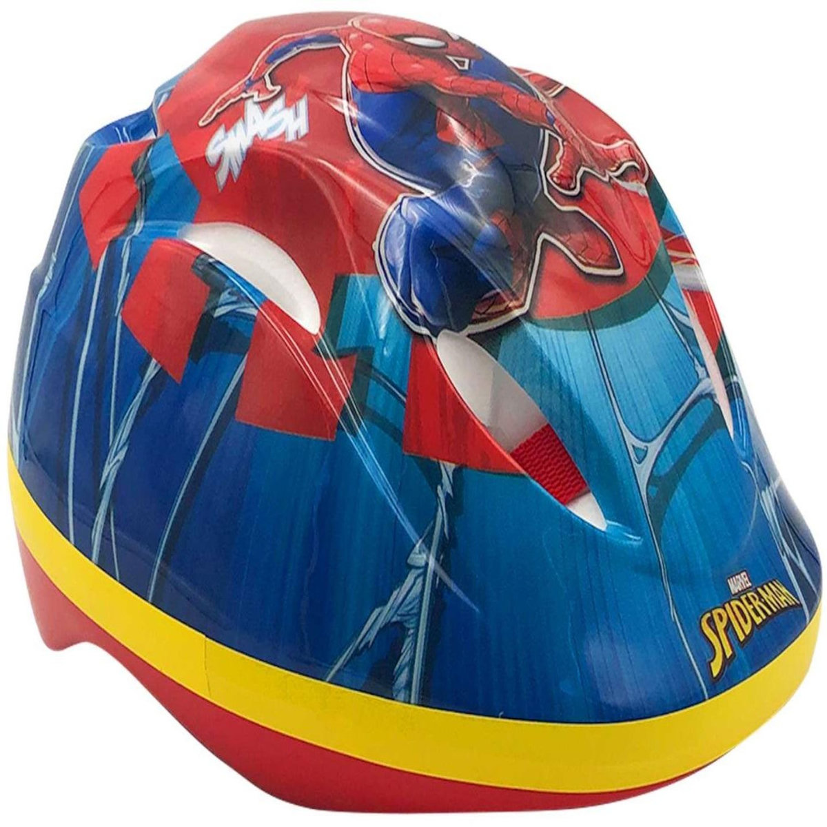 Spiderman Vélo enfant 14'' SPIDERMAN (90 à 105cm) équipé de 2 freins, plaque avant décorative , bidon arrière, stabilisateurs + CASQUE INCLUS!