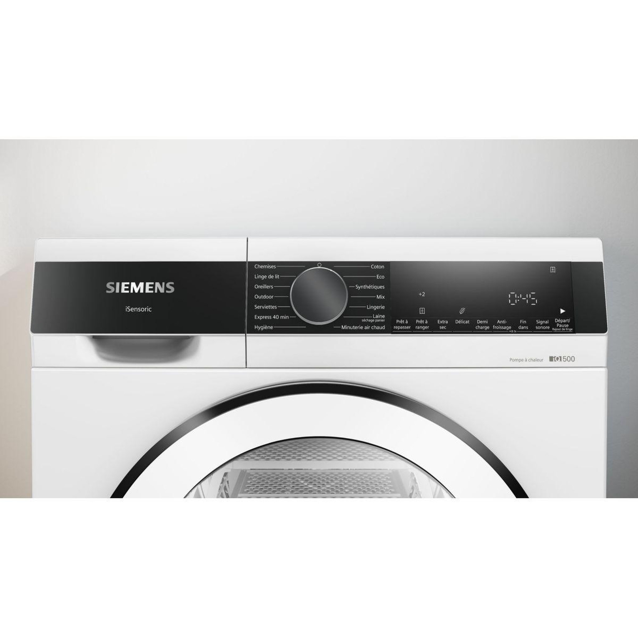 Voir la diapositive 4 : Siemens Sèche linge pompe à chaleur WQ33G2DTFR 8kg - Soin quotidien & Soin expert & Anti-vibrations