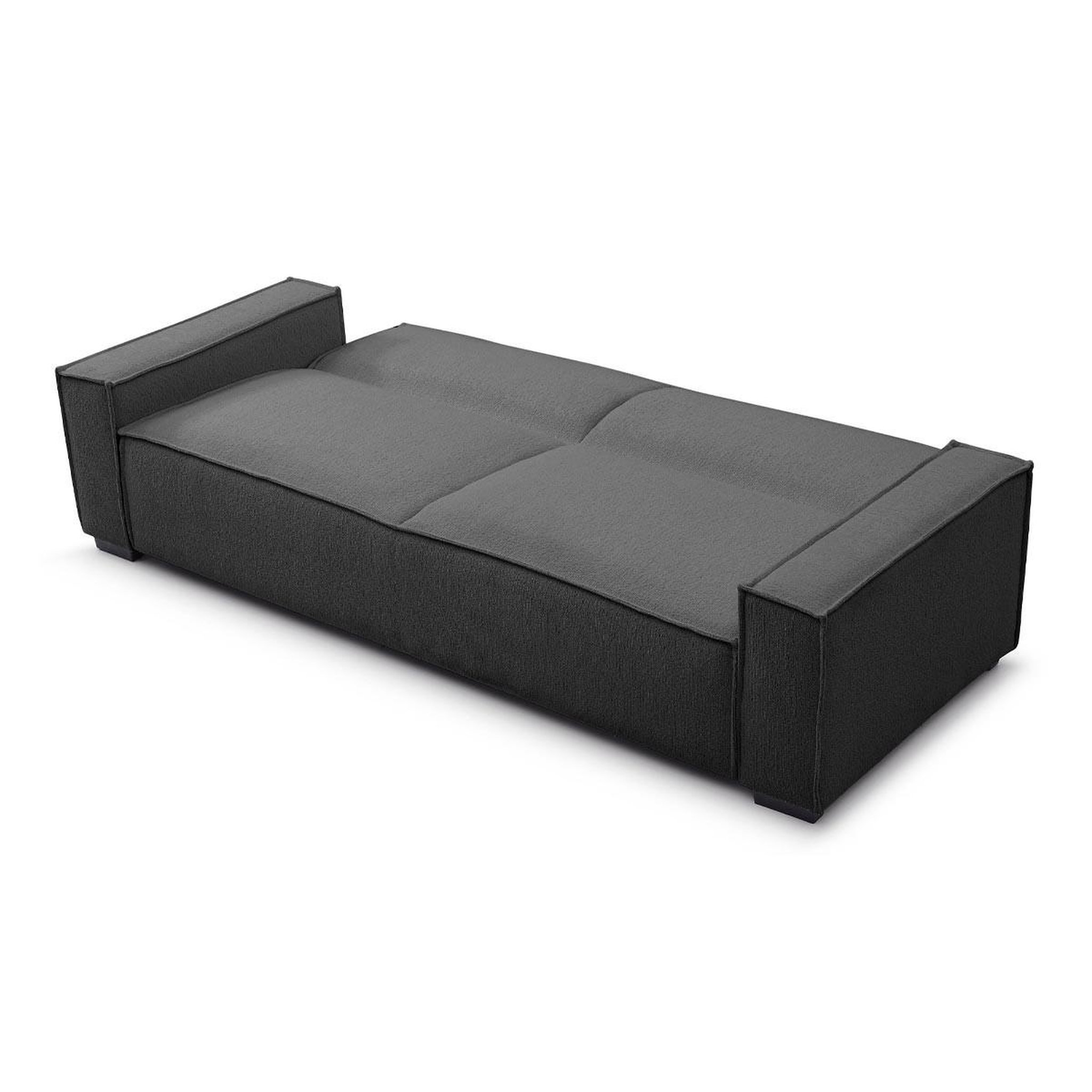 Voir la diapositive 3 : Paris Prix Canapé convertible 3 places  dylan  230cm gris