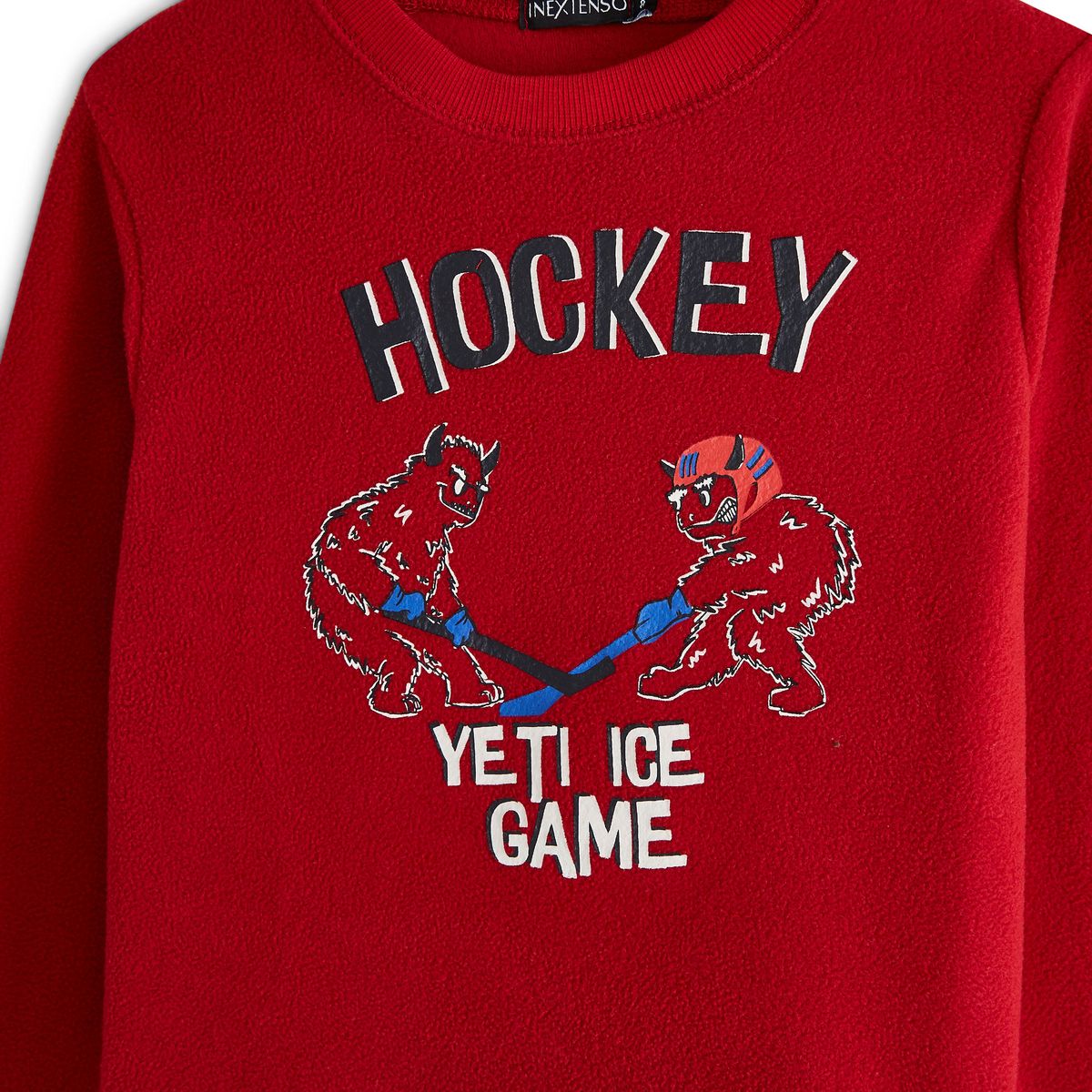 IN EXTENSO Ensemble pyjama polaire hockey garçon