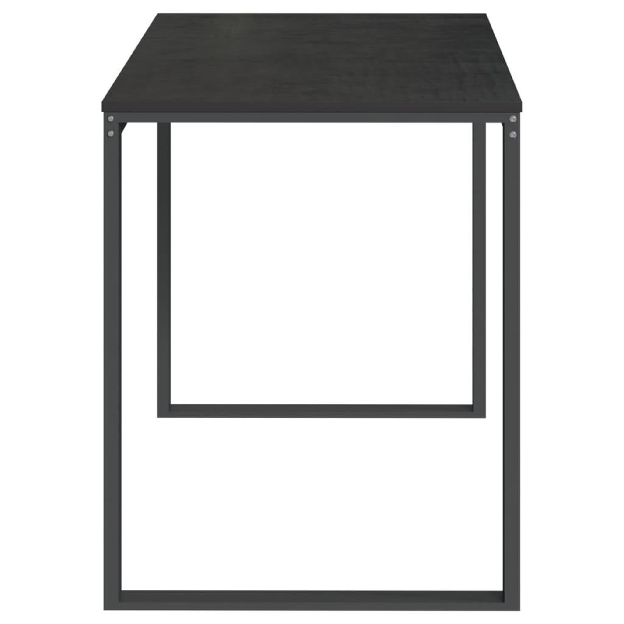 Voir la diapositive 5 : VIDAXL Bureau d'ordinateur Noir 110x60x73 cm Bois d'ingenierie