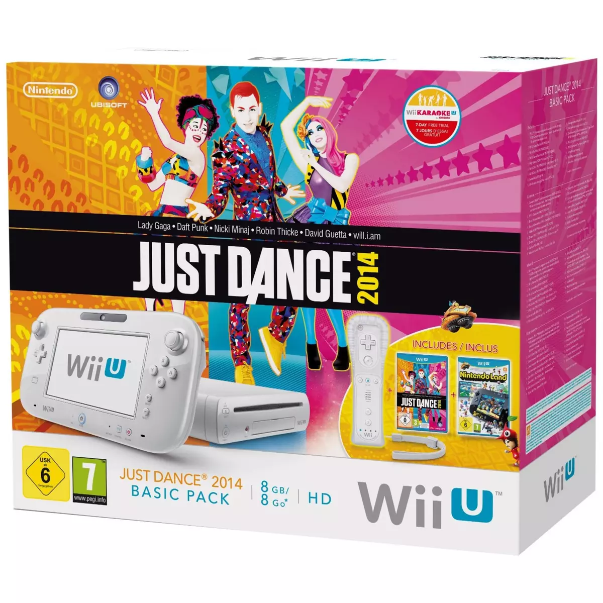 Console Wii U 8 Go Blanche