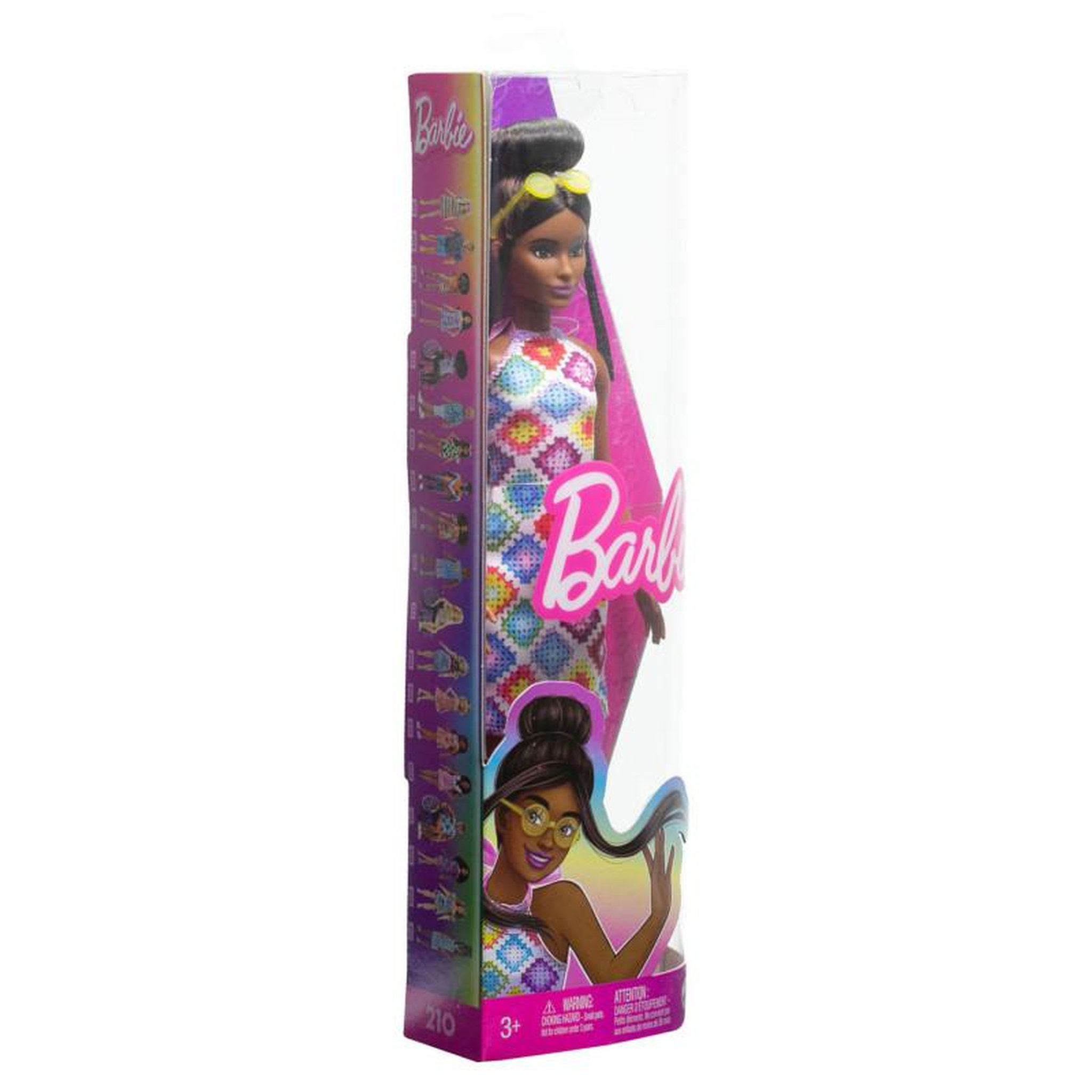 Voir la diapositive 2 : MATTEL Mattel - Barbie Fashionista Doll - Diamond Crochet HJT07