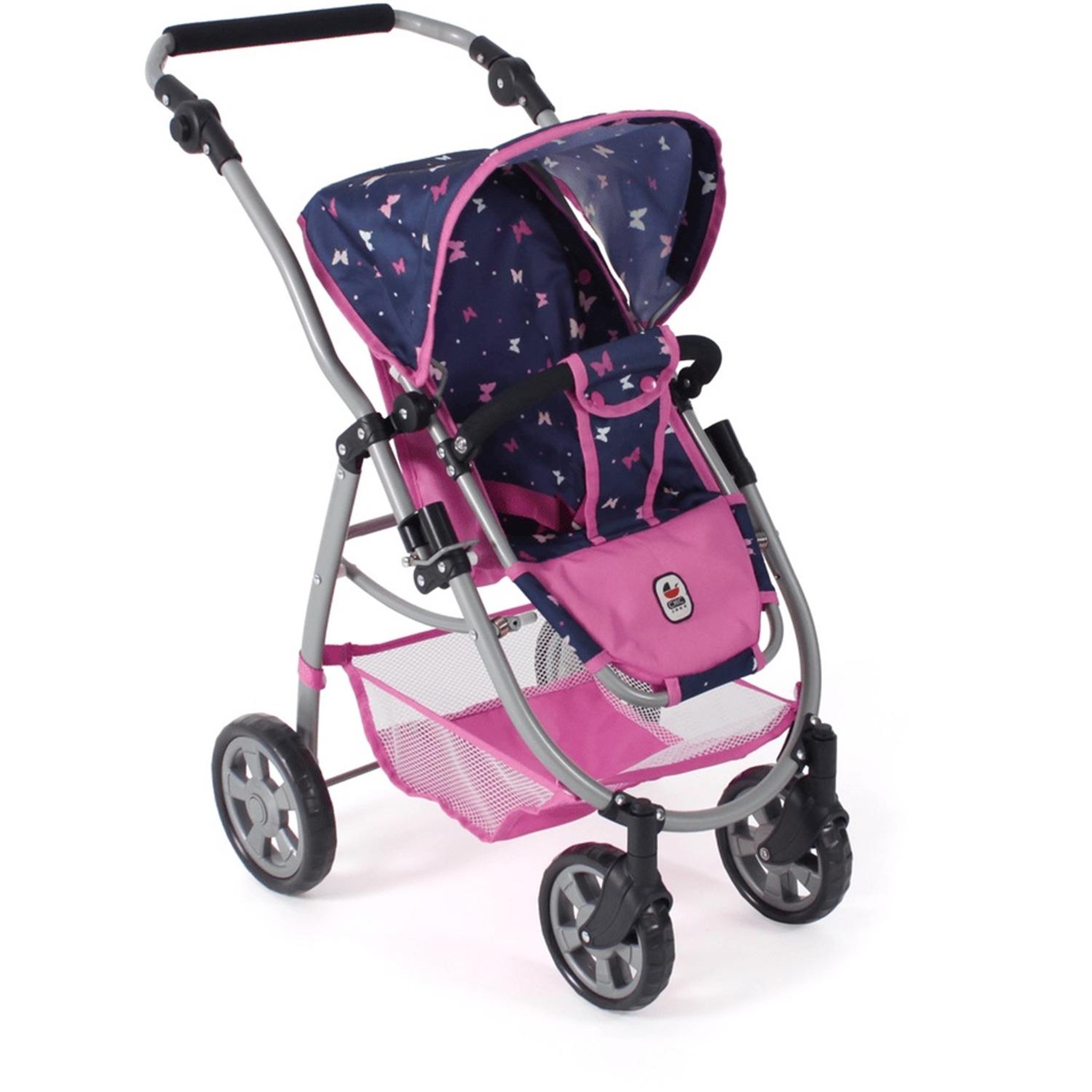 Voir la diapositive 2 : BAYER CHIC 2000 Poussette pour poupées, 3 en 1 EMOTION - Papillon
