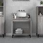 Voir la diapositive 3 : VIDAXL Meuble d'evier sonoma gris 58x33x60 cm bois d'ingenierie