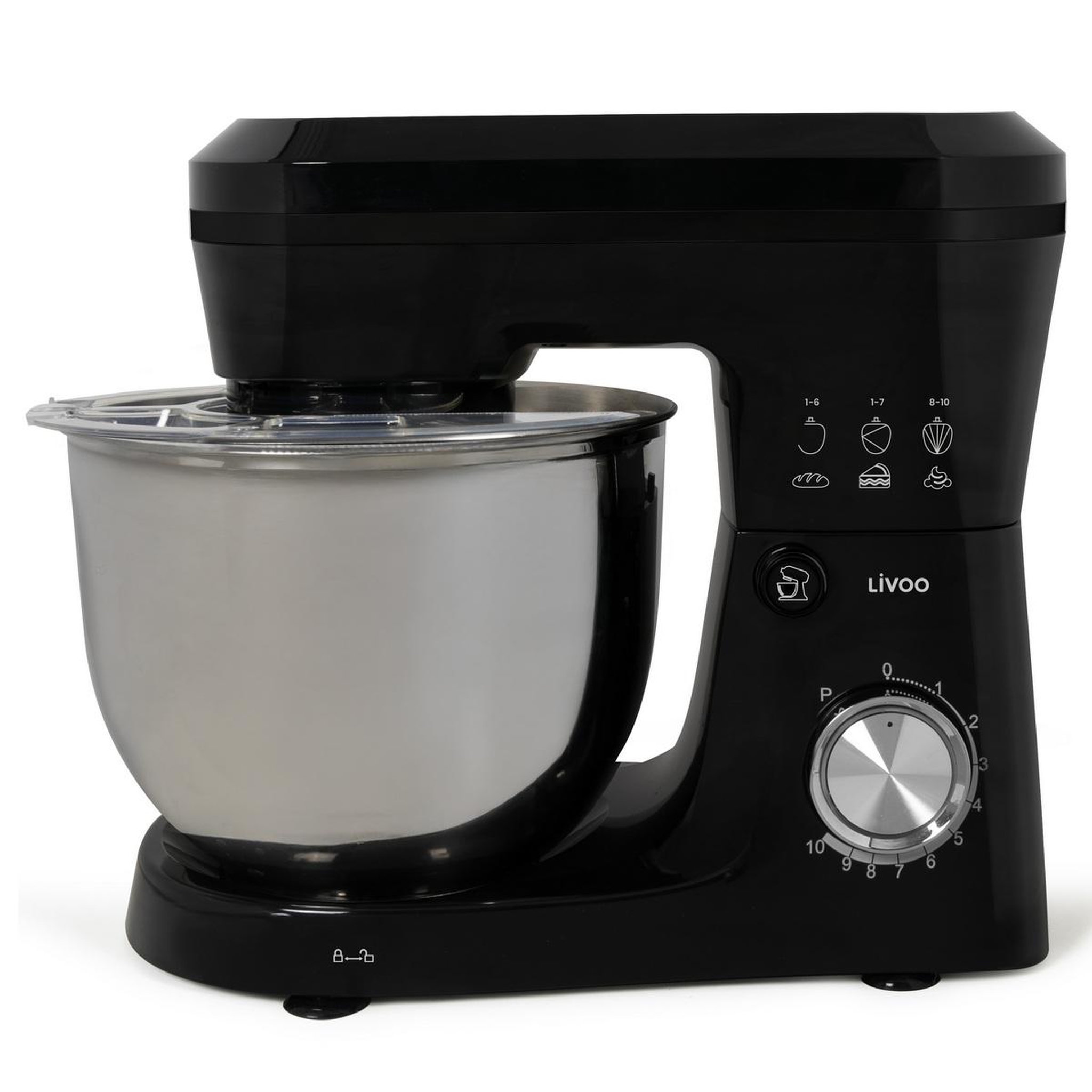 LIVOO Robot pâtissier  5l 1500w noir - DOP263N