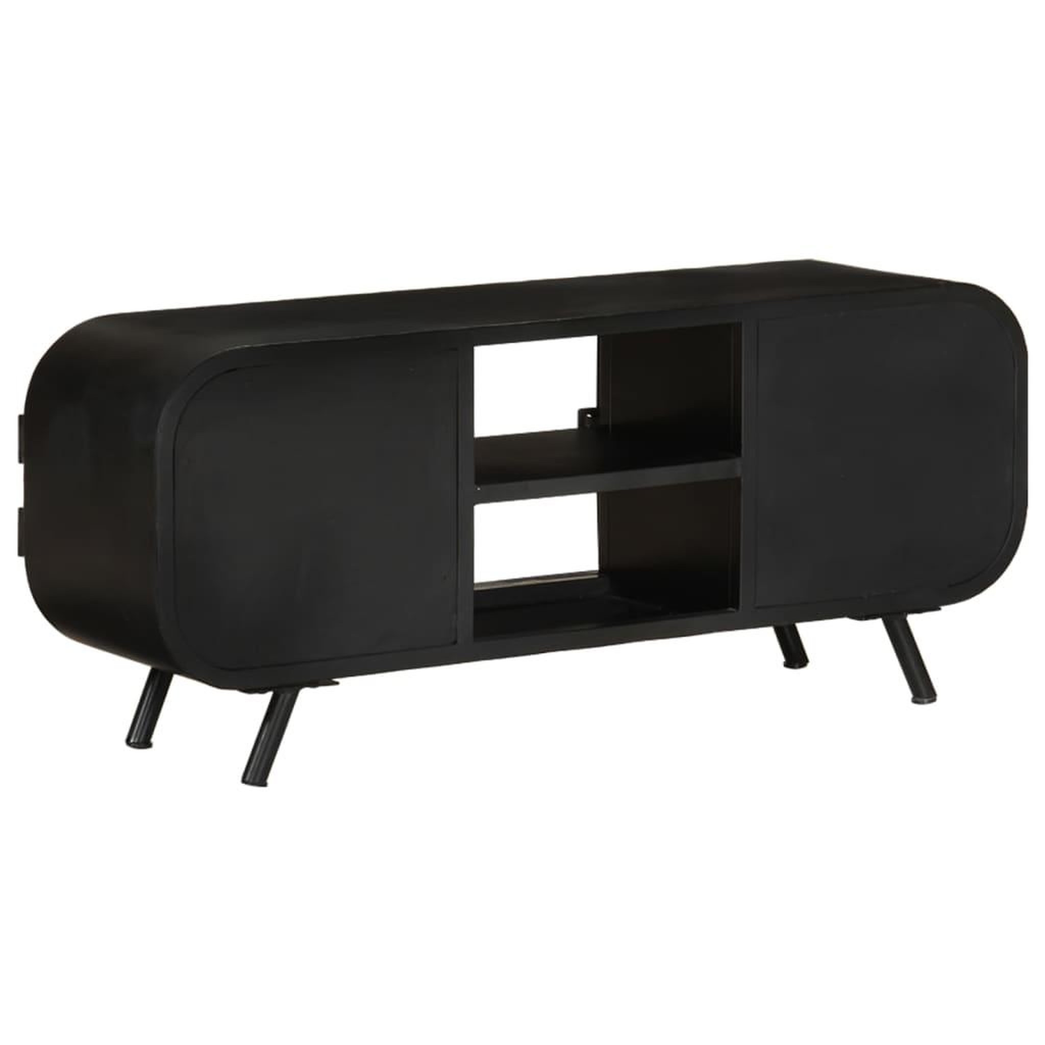 Voir la diapositive 3 : VIDAXL Meuble TV 110x30x45 cm Bois de recuperation massif