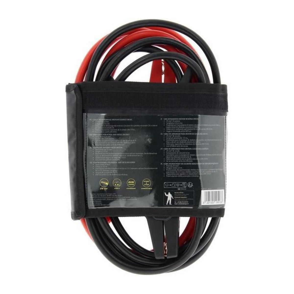 MICHELIN Câbles démarrage - MICHELIN - 9513 - 25mm² de section - Longueur de 3m