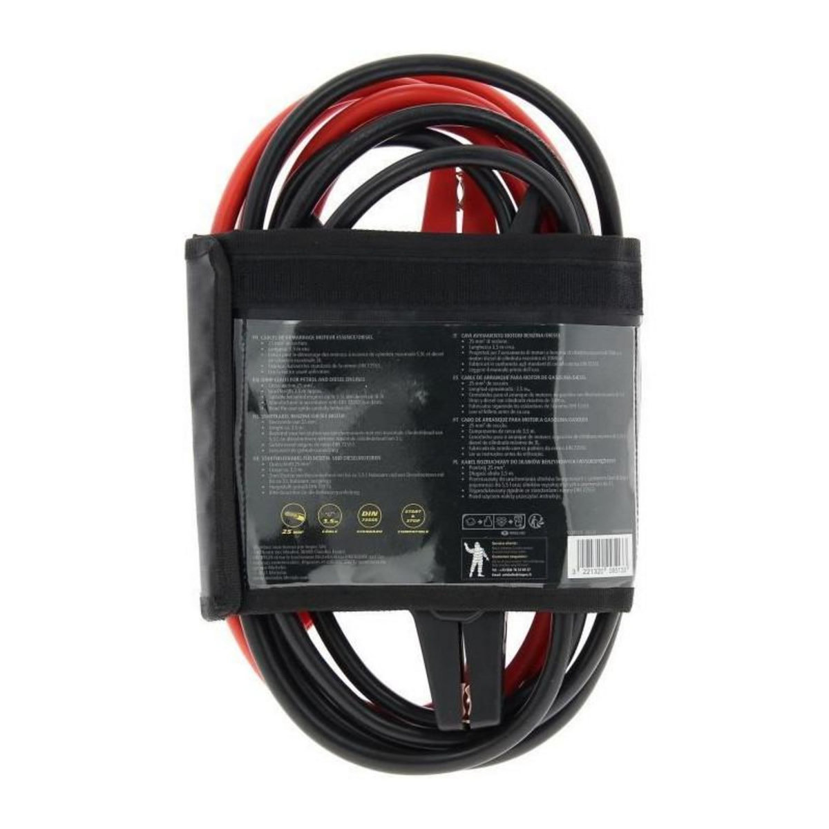 MICHELIN Câbles démarrage - MICHELIN - 9513 - 25mm² de section - Longueur de 3m