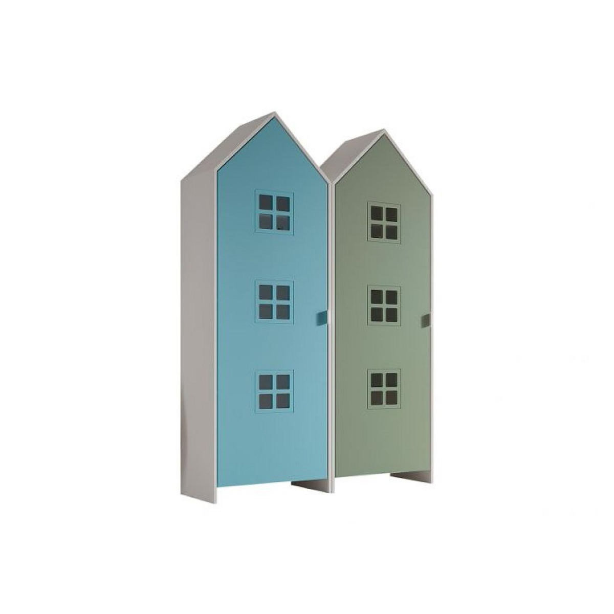 Vipack Combinaison D'armoires 2 Parties Casami Bruges bleu vert