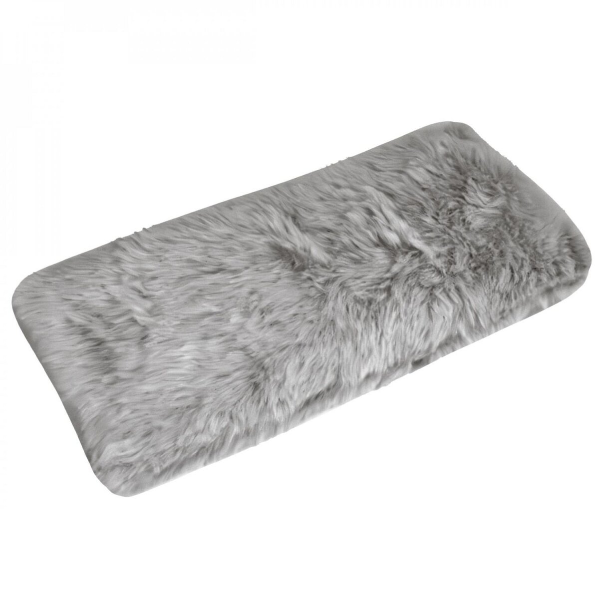 VIVEZEN Bouillotte chauffante ou refroidissante 10 x 22cm déhoussable pour toutes parties du corps - Cosy - Gris