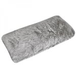 VIVEZEN Bouillotte chauffante ou refroidissante 10 x 22cm déhoussable pour toutes parties du corps - Cosy - Gris