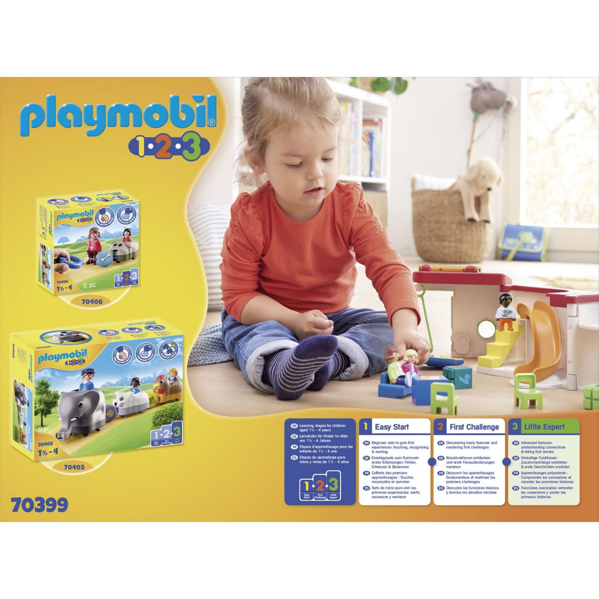 PLAYMOBIL 70399 1.2.3 - Garderie transportable