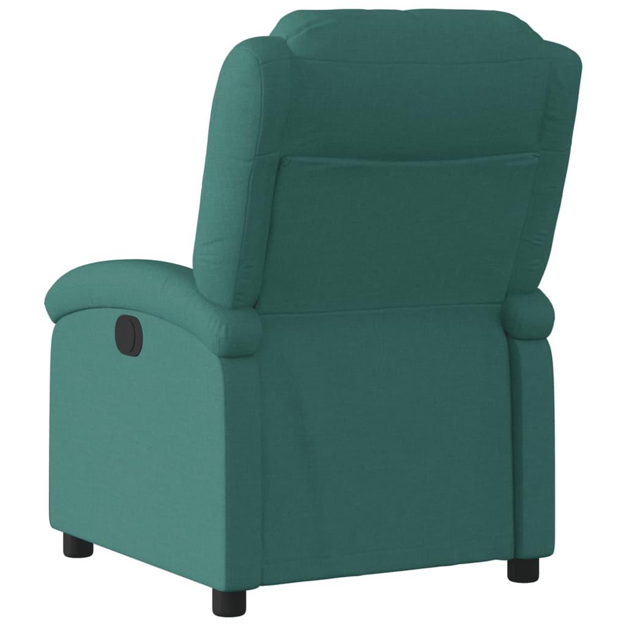 Voir la diapositive 5 : VIDAXL Fauteuil inclinable electrique Vert fonce Tissu