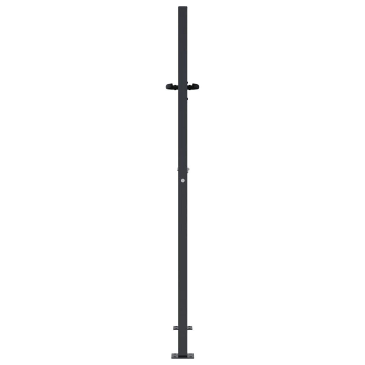 VIDAXL Portail de jardin anthracite 105x155cm acier conception d'arbre