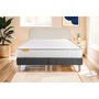 Voir la diapositive 1 : SEPTNUITS Matelas Mémoire de forme + double sommier gris Memo