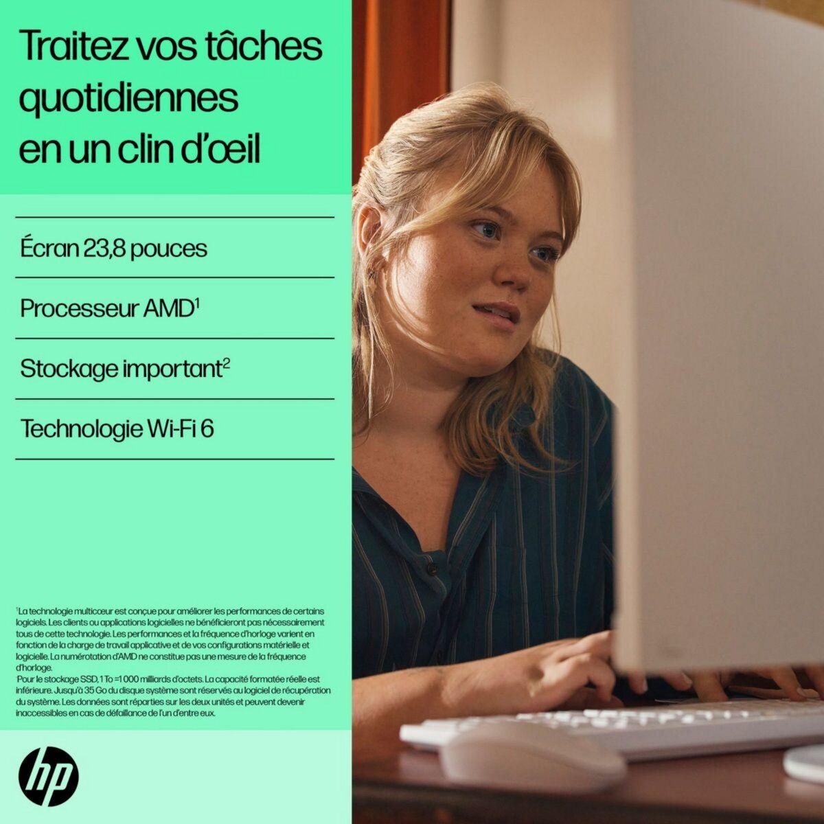 HP Ordinateur tout-en-un 24-cr0027nf