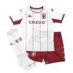KAPPA Aston Villa Mini Kit Extérieur Garçon Kappa 2021/2022. Coloris disponibles : Blanc