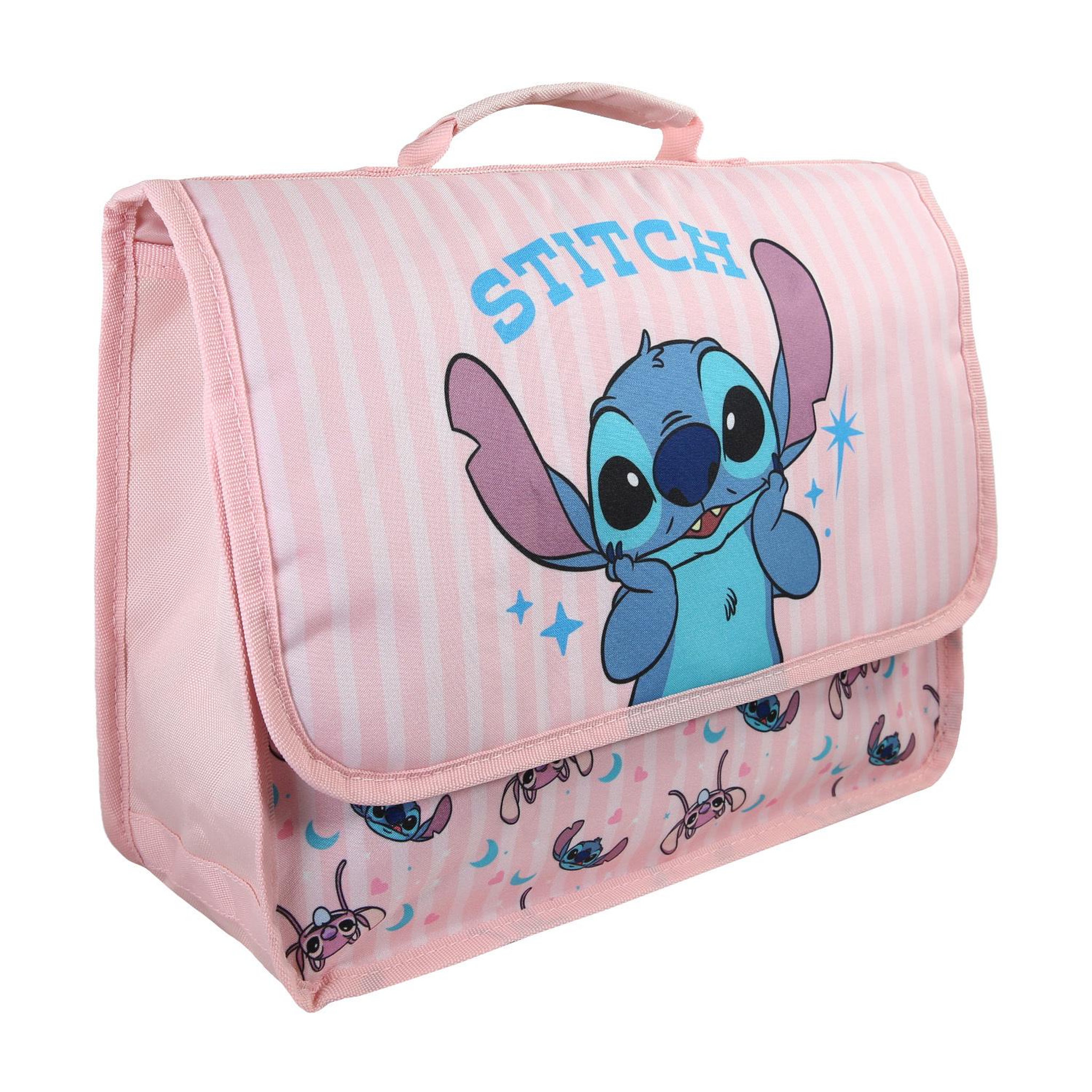 Voir la diapositive 2 : Bagtrotter Stitch - Cartable Maternelle - Rose - 1 compartiment
