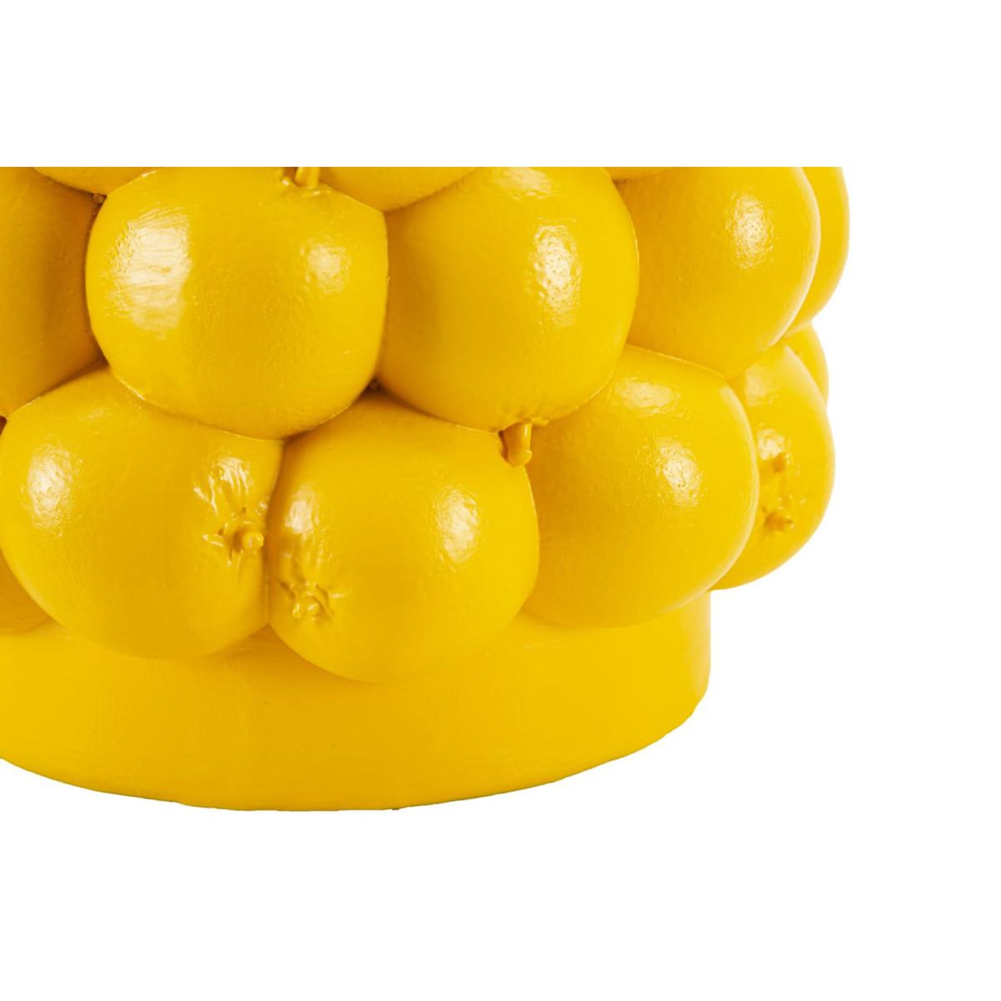 Voir la diapositive 4 : Paris Prix Vase déco fruits  citrons  28cm jaune