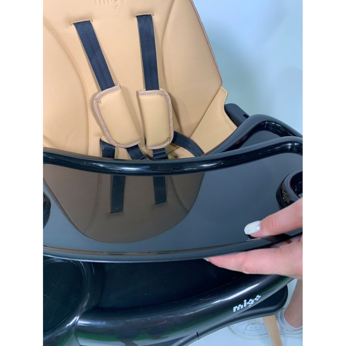 NANIA Chaise haute 2 en 1 EVA évolutive