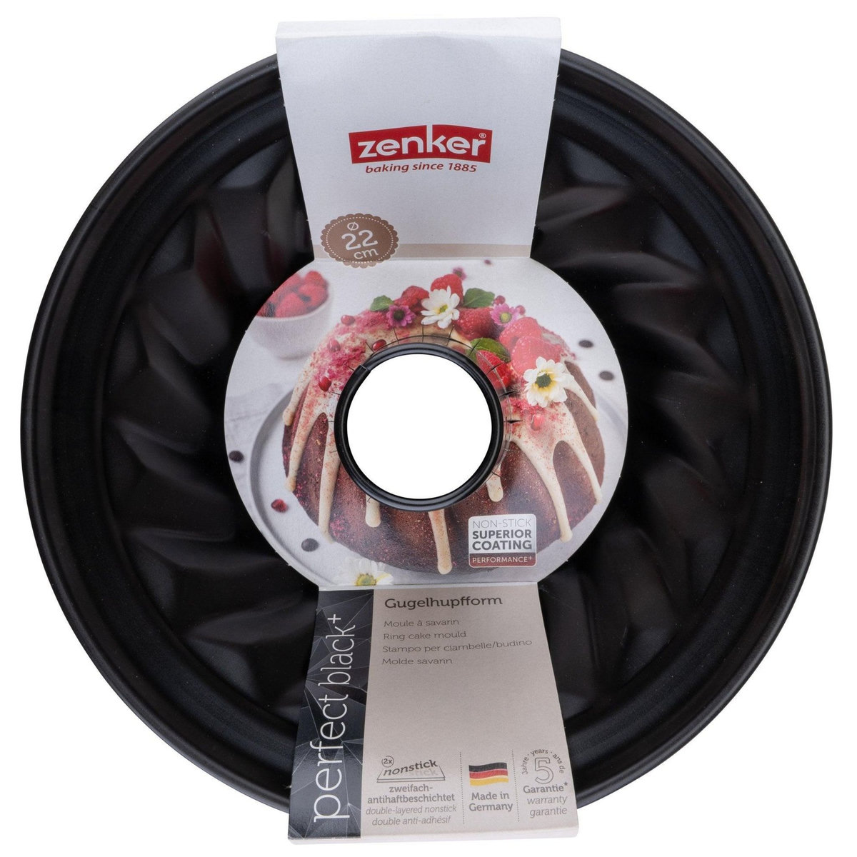 ZENKER Moule à kouglof 22 cm Zenker PerfectBack+