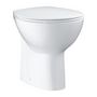 Voir la diapositive 6 : Grohe Abattant WC fermeture avec frein de chute GROHE - Bau ceramic - Blanc alpin