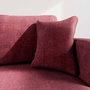 Voir la diapositive 4 : BEST MOBILIER Miro - canapé d'angle droit 4 places convertible avec coffre en velours texturé