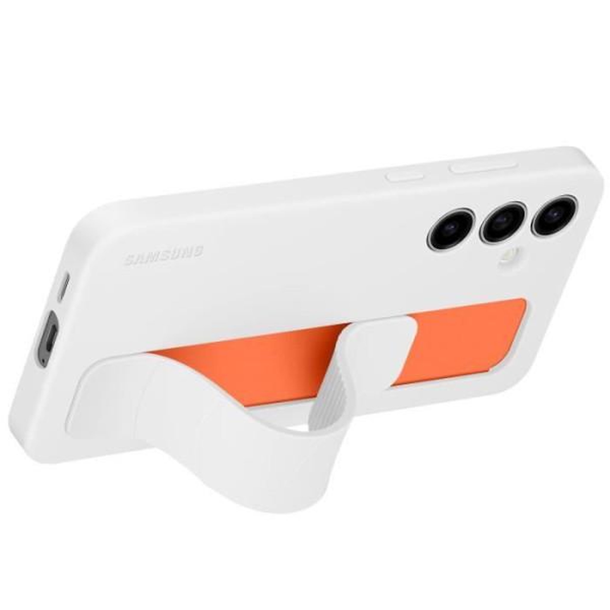 Voir la diapositive 2 : Samsung Coque avec laniere et support Galaxy S25+ Blanc