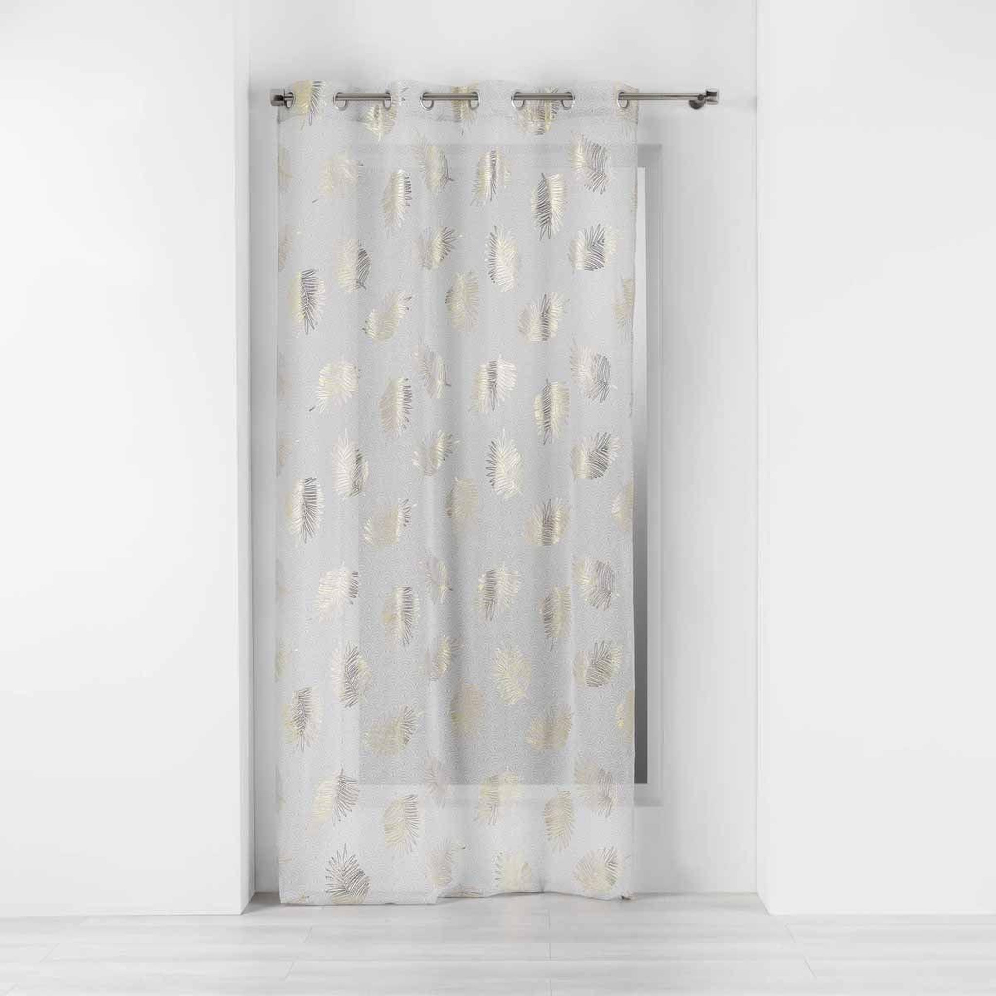 Douceur d'Intérieur Rideau voilage  sunny gold  140x240cm or