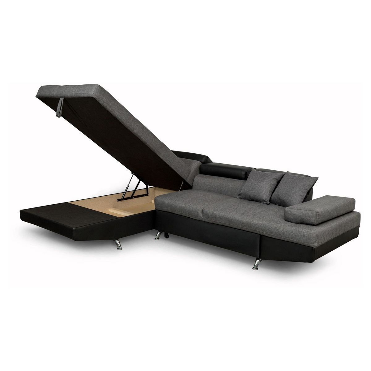 Canapé d'angle gauche 4 à 5 places convertible CHICAGO