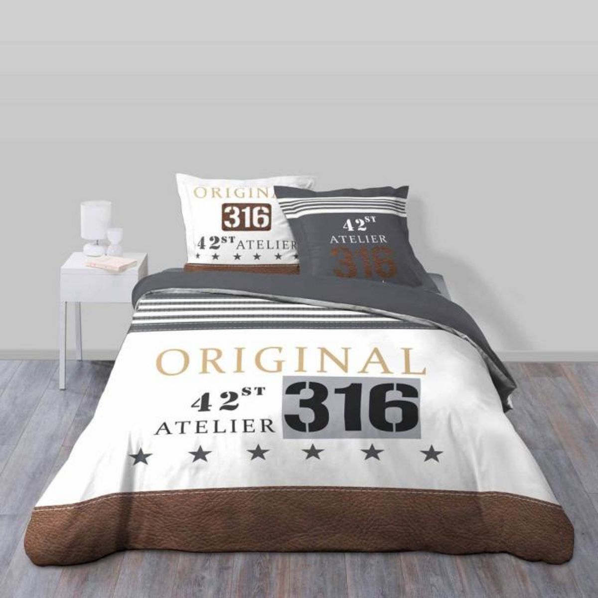 Paris Prix Parure de Lit 3 Pièces  Original  260x240cm Multicolore