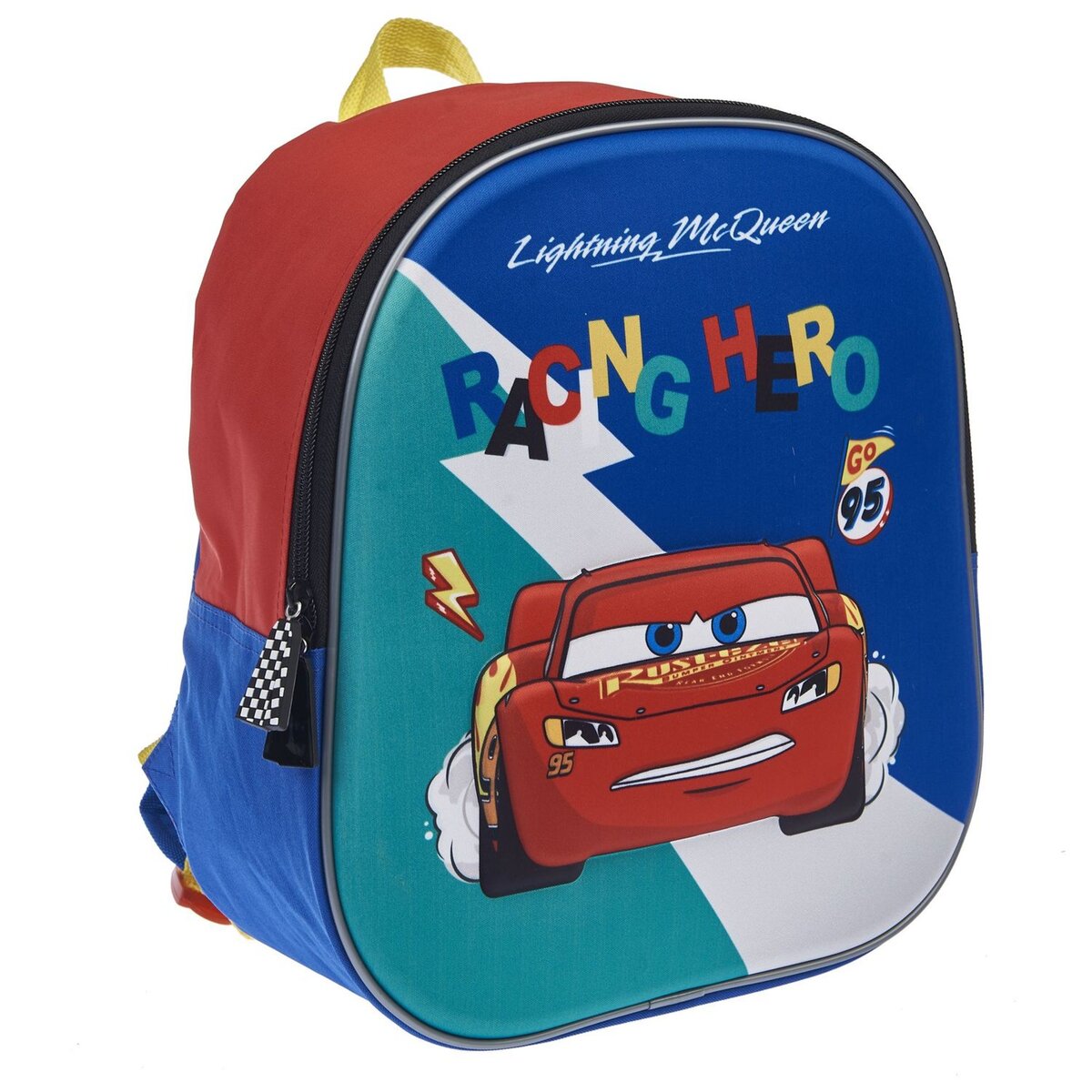 DISNEY Sac maternelle 3D bleu CARS