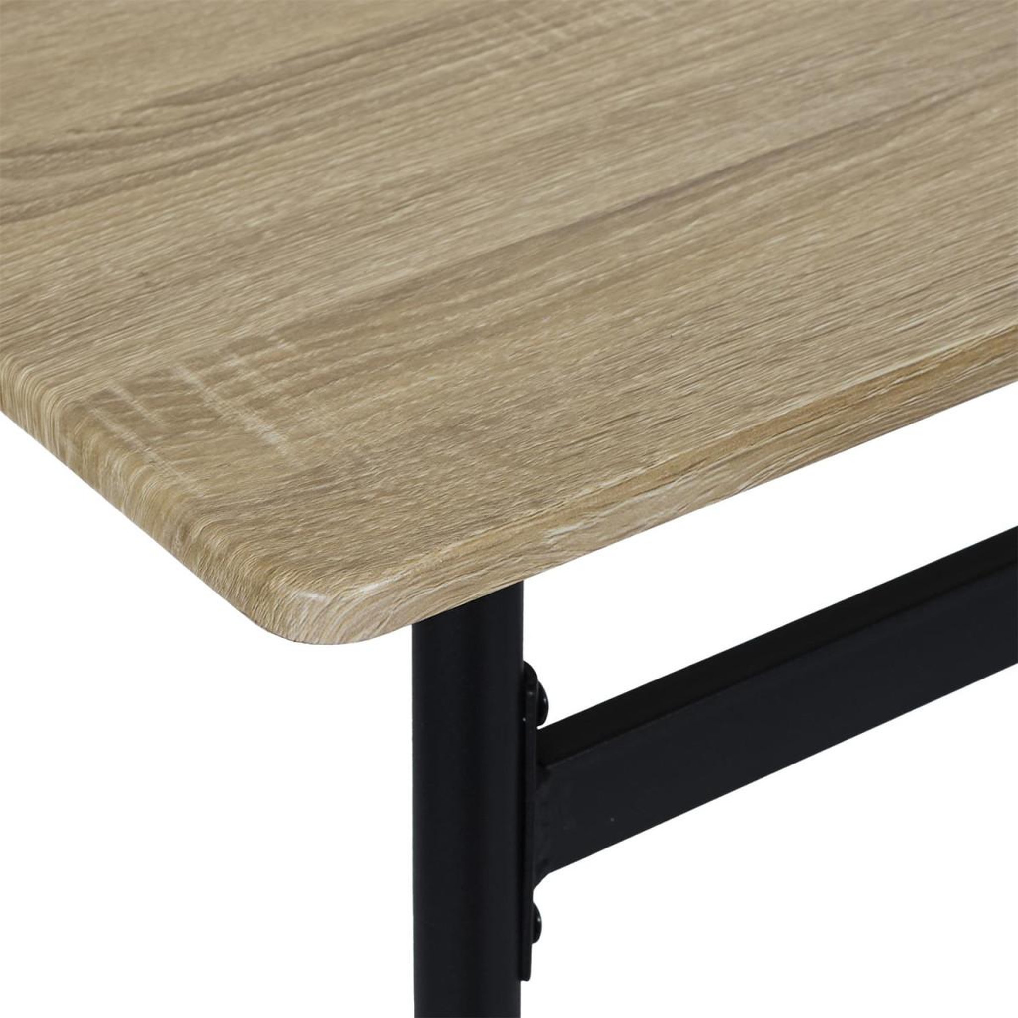 Voir la diapositive 3 : The Home Deco Factory Table à manger  loka  110cm naturel