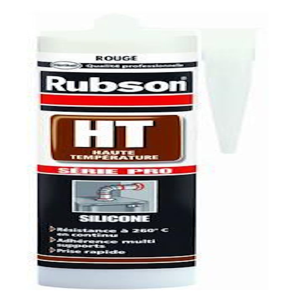 rubson Mastic colle silicone haute température 260°c - 946440