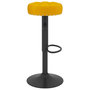 Voir la diapositive 5 : VIDAXL Tabourets de bar lot de 2 jaune moutarde velours