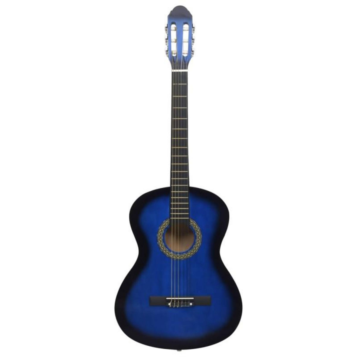 VIDAXL Guitare classique avec sac pour débutants Bleu 4 4 39