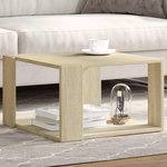 VIDAXL Table basse chene sonoma 51,5x51,5x30 cm bois d'ingenierie
