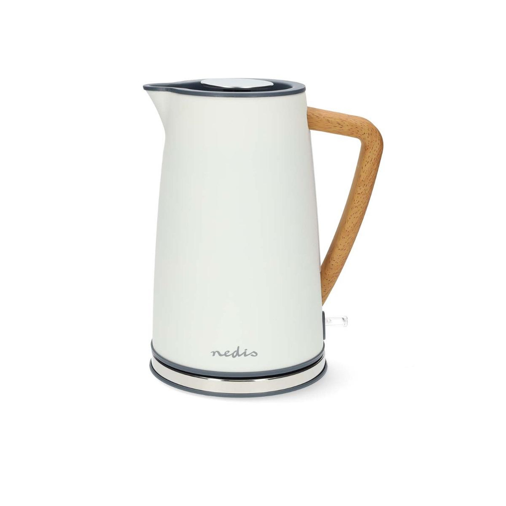 NEDIS Bouilloire sans fil 1.7l 2200w blanc - kawk510ewt