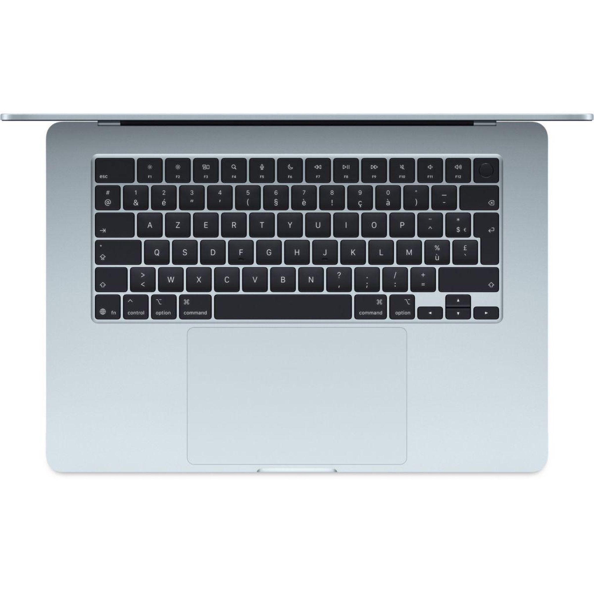 Voir la diapositive 2 : APPLE Ordinateur Apple Air 15  Puce M4 CPU 10 / GPU 10 coeurs Mémoire RAM 16Go Stockage 256Go SSD Retina Bleu