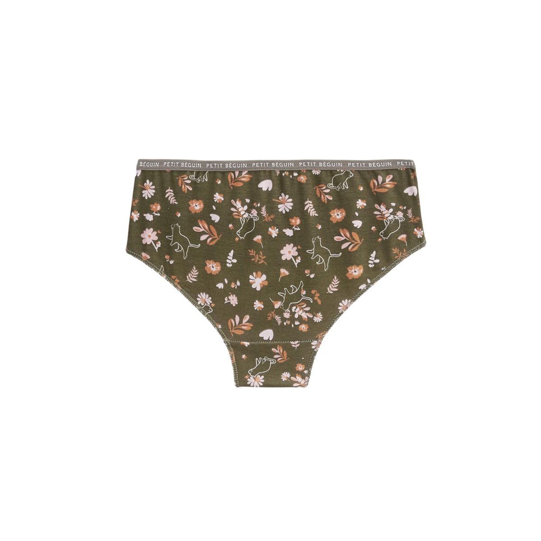 Voir la diapositive 5 : PETIT BEGUIN Lot de 3 culottes fille cat