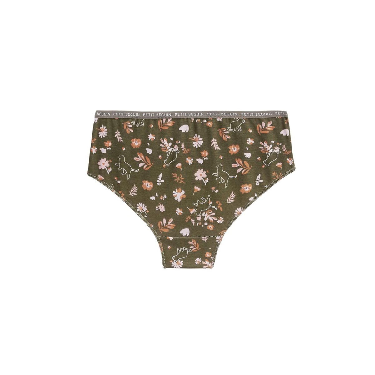 Petit Béguin Lot de 3 culottes fille Cat