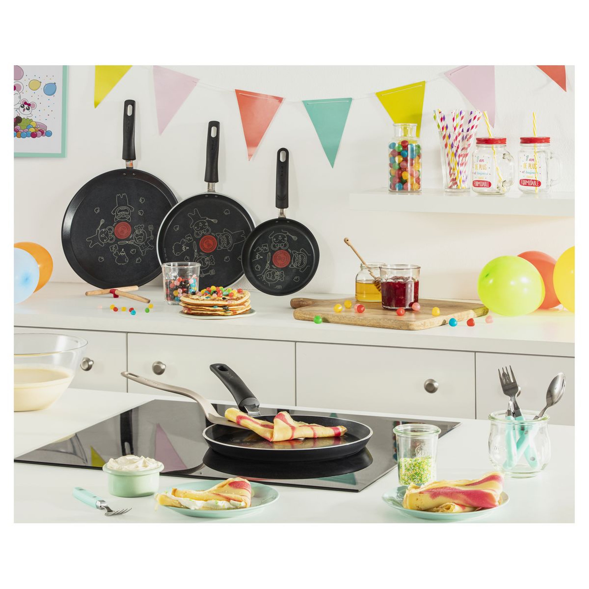 Voir la diapositive 2 : TEFAL Crêpière 28 cm CHEF CLUB