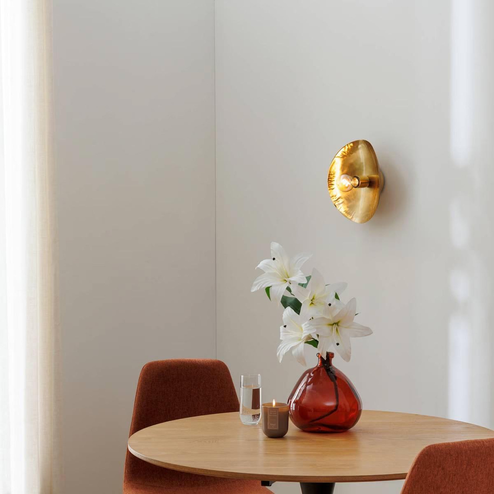 Voir la diapositive 6 : ATMOSPHERA Applique murale en métal  arlo  28cm doré