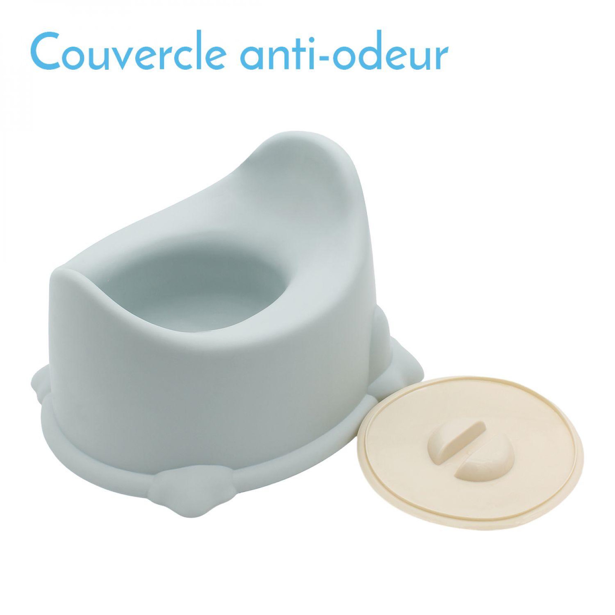 Voir la diapositive 4 : Monsieur Bébé Lot de 4 pots de toilette pour bébé avec couvercle et poignée de transport