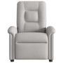Voir la diapositive 3 : VIDAXL Fauteuil de massage inclinable gris nuage tissu