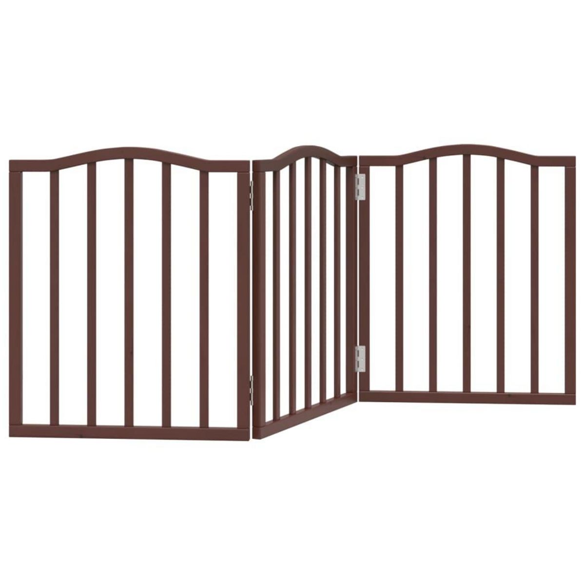 VIDAXL Barriere pour chien pliable 3 panneaux 150 cm bois de peuplier