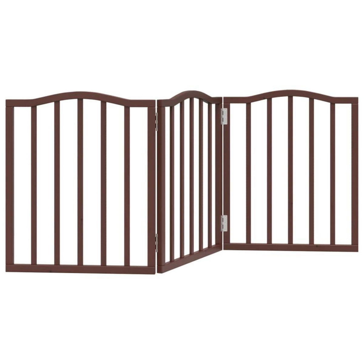 VIDAXL Barriere pour chien pliable 3 panneaux 150 cm bois de peuplier