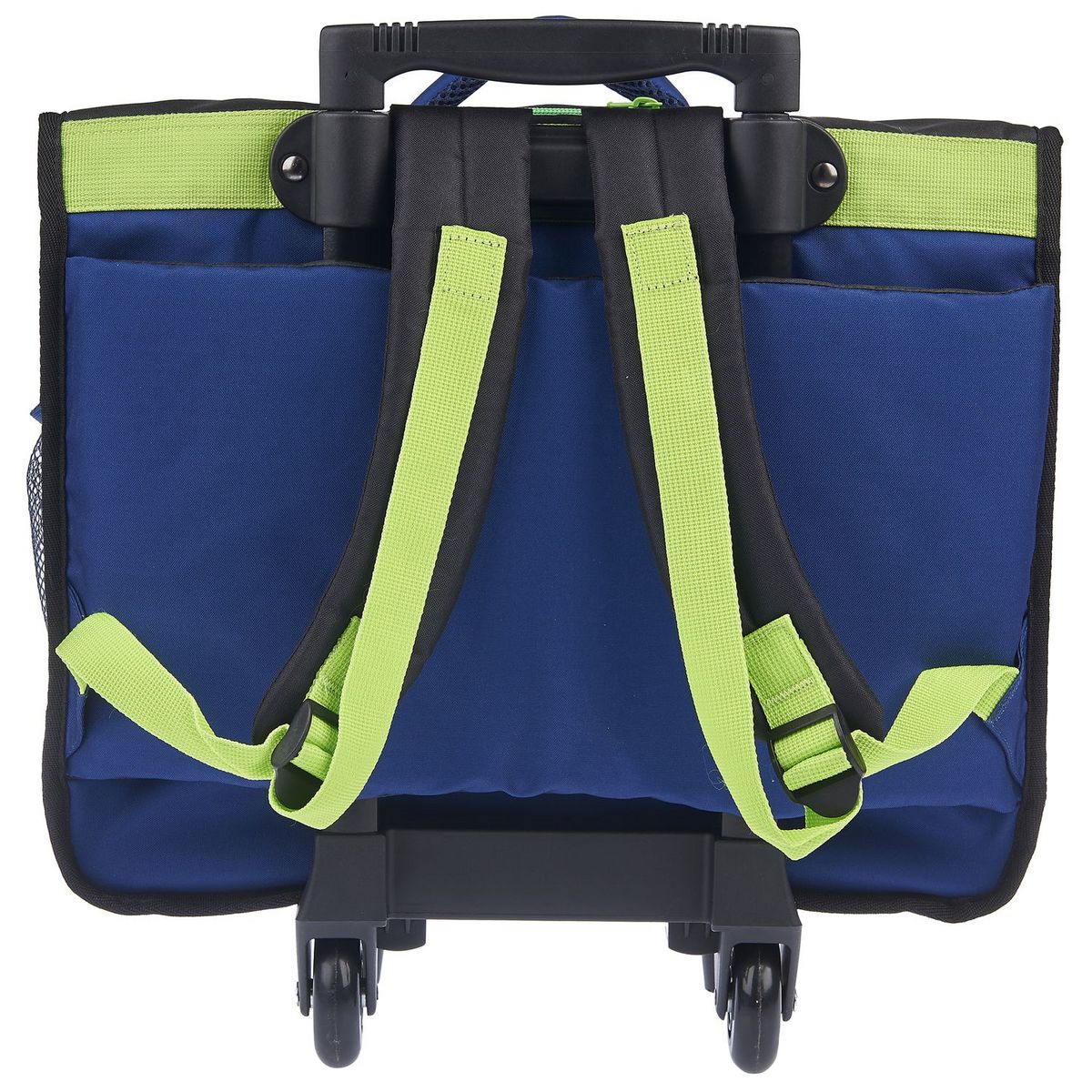 AUCHAN Cartable à roulettes bleu MODERN GAMING